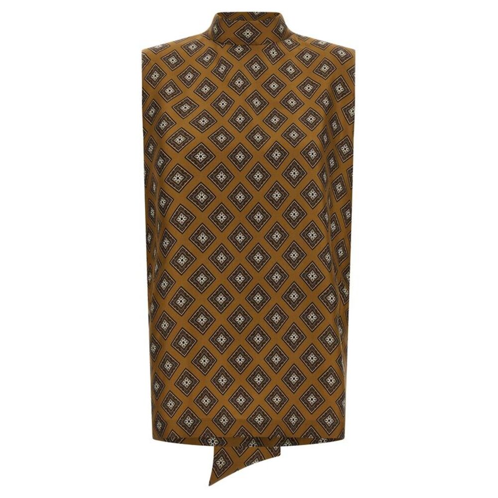 Alberto Biani Women's Tie Print Top